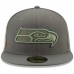 Men's Seattle Seahawks New Era Olive 2017 Salute To Service 59FIFTY Fitted Hat 2783176